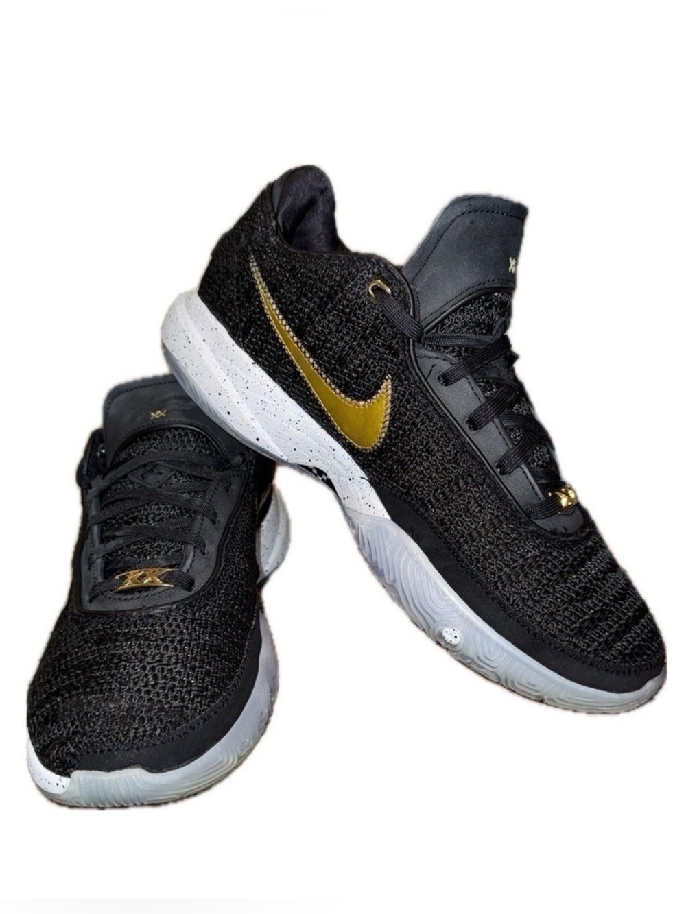 NIKE LeBron 20 Fab Five Black Metallic Gold Basketball Shoes DJ5423-003 | 10.5